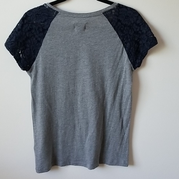 Anthropologie mixed media tee t-shirt top - Picture 4 of 4